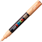 Marker UNI PC-1M 0. 7 mm, portocaliu deschis, Posca