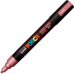 Marker UNI PC-5M 1. 8-2. 5 mm, rosu metalizat, Posca (M641)