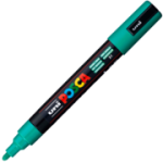 Marker UNI PC-5M 1. 8-2. 5 mm, verde smarald, Posca