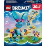 LEGO Dreamzzz. Aventurile creative cu animale ale lui Bunchu 71488, 143 piese