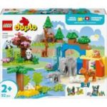 LEGO Duplo. Familii de animale salbatice 3-in-1 10446, 92 piese