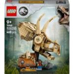 LEGO Jurassic World. Fosile de dinozaur. Craniu de Triceratops 76969, 468 piese