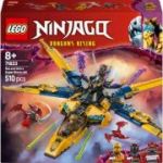 LEGO Ninjago. Superavionul cu reactie al lui Ras si Arin 71833, 510 piese