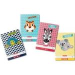 Set 5 Caiete A5 tip 1, 24 file, motiv Cute Animals, Herlitz (C2700)