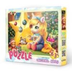 Puzzle Unicornul Auras, 63 piese