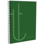 Caiet cu spira, Trendy Green, A5, dictando, 80 file
