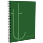 Caiet cu spira, Trendy Green, A5, matematica, 80 file