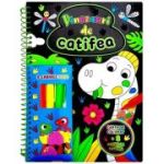 Dinozauri de catifea. Cu 3 carioci neon