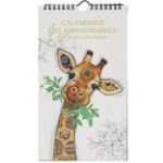 Calendar aniversar Bug Art Girafa, Kiub