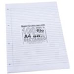 Rezerva caiet mecanic dictando cu margine liniata A4, 100 file, Casa Tipografica