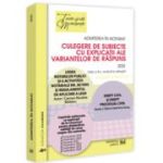 Admiterea in notariat. Culegere de subiecte cu explicatii ale variantelor de raspuns - 2025 - Carmen Nicoleta Barbieru, Diana-Geanina Ionas