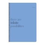 Caiet A4 cu spira, 120 file dictando, 80g/mp, coperta carton