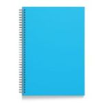 Caiet A5 cu spira, 60 file matematica, 60g/mp, PP 280 microni