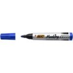 Marker permanent BIC 2000, varf rotund 1. 7 mm, albastru