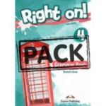 Curs de limba engleza Right on 4. Gramatica cu digibook app (Grammar book) - Jenny Dooley