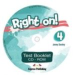 Curs de limba engleza Right on 4. Test booklet CD-ROM - Jenny Dooley
