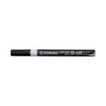 Marker permanent cu vopsea Donau, varf rotund, 2. 2 mm, alb