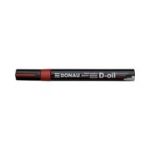 Marker permanent cu vopsea Donau, varf rotund, 2. 8 mm, rosu