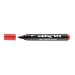 Marker Edding 103 permanent, varf rotund 1. 5-3mm, rosu