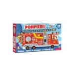Joc educativ Puzzle Mimorello Pompierii