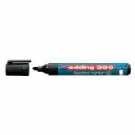 Marker Edding 380 pentru flipchart, varf rotund, 1. 5-3 mm, negru