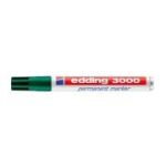 Marker permanent Edding 3000, varf 1. 5-3 mm, verde