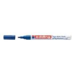 Marker permanent Edding 751 cu vopsea, varf rotund, 1-2 mm, bleu