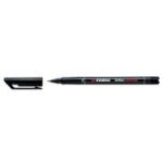 Marker permanent Stabilo Universal OHP 842, corp plastic, varf rotund, 0. 7 mm, negru