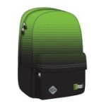 Ghiozdan scolar Majewski ST Right, BP33, Green Gradient, 2 compartimente, 40 x 31 x 17 cm