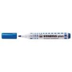 Marker pentru tabla Stabilo Plan 64, varf rotund, 2. 5-3. 5mm, albastru