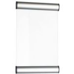 Suport metalic pentru nume, pentru semnalizare usa, 24 x 15 cm, ALCO