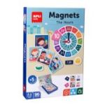 Joc magneti Apli, ceas, 96 bucati/set