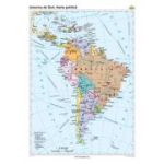 America de Sud. Harta politica 120x160 cm CR-3116A