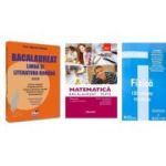 Pachet Bacalaureat 2026. Limba si literatura romana, Matematica M1 Teste si Fizica 100 variante rezolvate - Mariana Badea, Rodica Manolescu, Doru Badiu