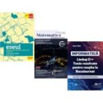Pachet Bacalaureat 2026. Eseul. Pregatire individuala pentru proba scrisa, Matematica pe intelesul tuturor M-mate-info, M-stiintele naturii si INFORMATICA. Limbaj C++. Teste rezolvate Mate-Info - Liliana Paicu, Teohar Mihadas, Viorel Vlad