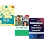 Pachet Bacalaureat 2026. Eseul. Pregatire individuala pentru proba scrisa, Matematica M2 Profil Stiinte ale naturii. Teste si INFORMATICA. Limbaj C++. Teste rezolvate Mate-Info - Liliana Paicu, Claudia Temneanu, Viorel Vlad