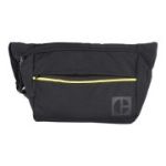 Borseta CATERPILLAR Code - Hex Parkour, material 420D hexagonal, buzunar cu fermoar - negru