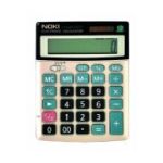 Calculator de birou Noki MC002, 12 digiti, alimentare baterie + solar, ecran inclinat