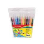 Carioci colorate Keyroad Washable KR971840, 12 culori, lavabile, blister PVC