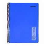 Caiet cu spira Mynote, PP A5, 60 file, matematica, Neon