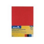 Coperta indosariere A4 Office Cover LG-01, carton rosu, imitatie piele, 230g/mp, top cu 100 coli