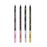 Creion grafit Keyroad KR973120, HB, corp rotund negru imprimat cu desen holgrafic, fara guma de sters, diverse modele