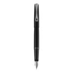 Stilou DIPLOMAT Esteem, cu penita M, din otel inoxidabil - black lacquer