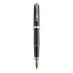 Stilou DIPLOMAT Excellence A2, cu penita M, aurita 14kt. - Lapis Black Matt Chrome