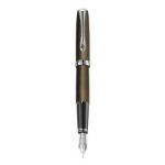 Stilou DIPLOMAT Excellence A2, cu penita M, din otel inoxidabil - Oxyd Brass
