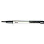 Stilou DIPLOMAT Magnum, cu penita B, din otel inoxidabil - pearl white