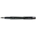 Stilou DIPLOMAT Magnum, cu penita F, din otel inoxidabil - crow black