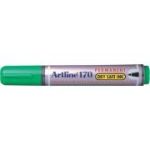 Permanent marker ARTLINE 170 - Dry safe ink, corp plastic, varf rotund 2.0mm - verde