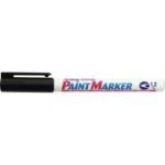 Marker cu vopsea ARTLINE 440XF, corp metalic, varf rotund 1.2mm - negru