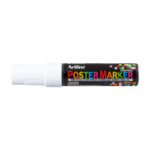 Marker pentru poster ARTLINE, corp plastic, varf tesit 12mm - alb